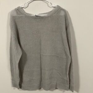 Zara S Oversized sweater with Alpaca wool great for layering, sheer & very soft